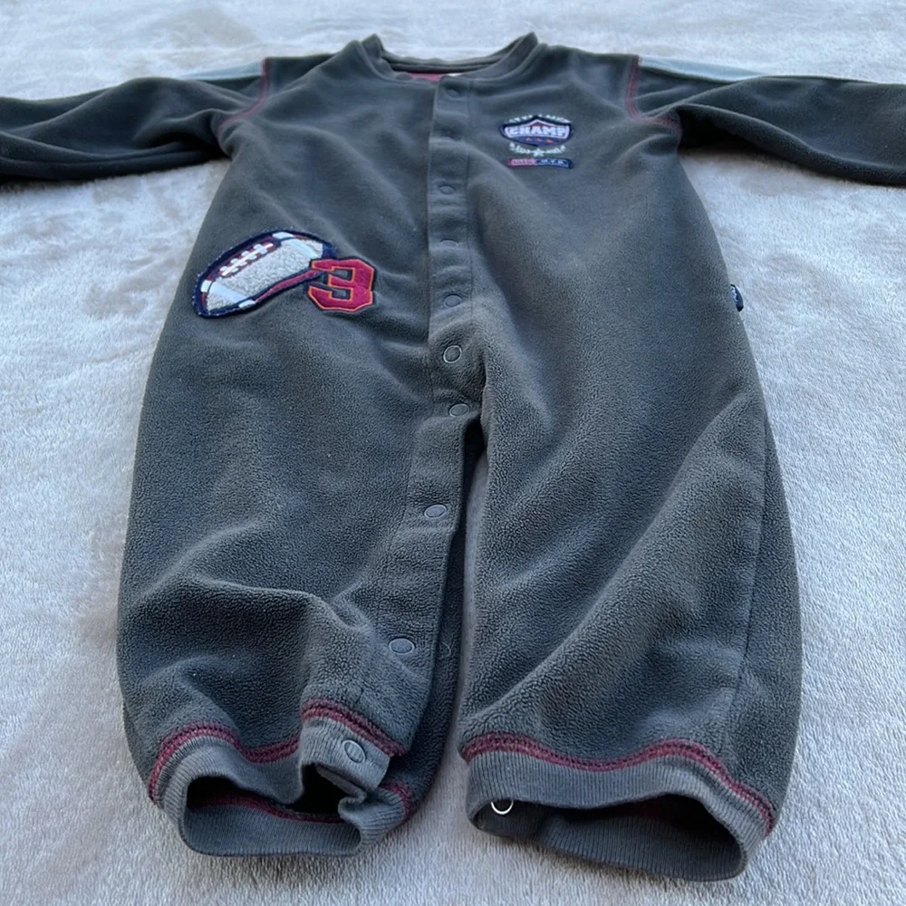 Carter’s Button-Down Fleece Body Suit, Size 18 Months